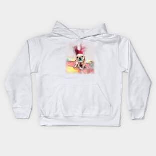 Watercolor Frenchie Bulldog Kids Hoodie